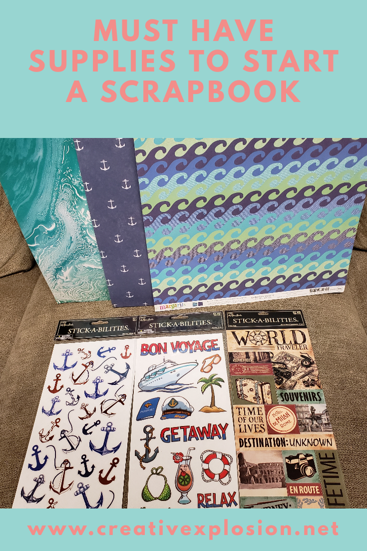 Scrapbook supplies you must have to get started Creativexplosion