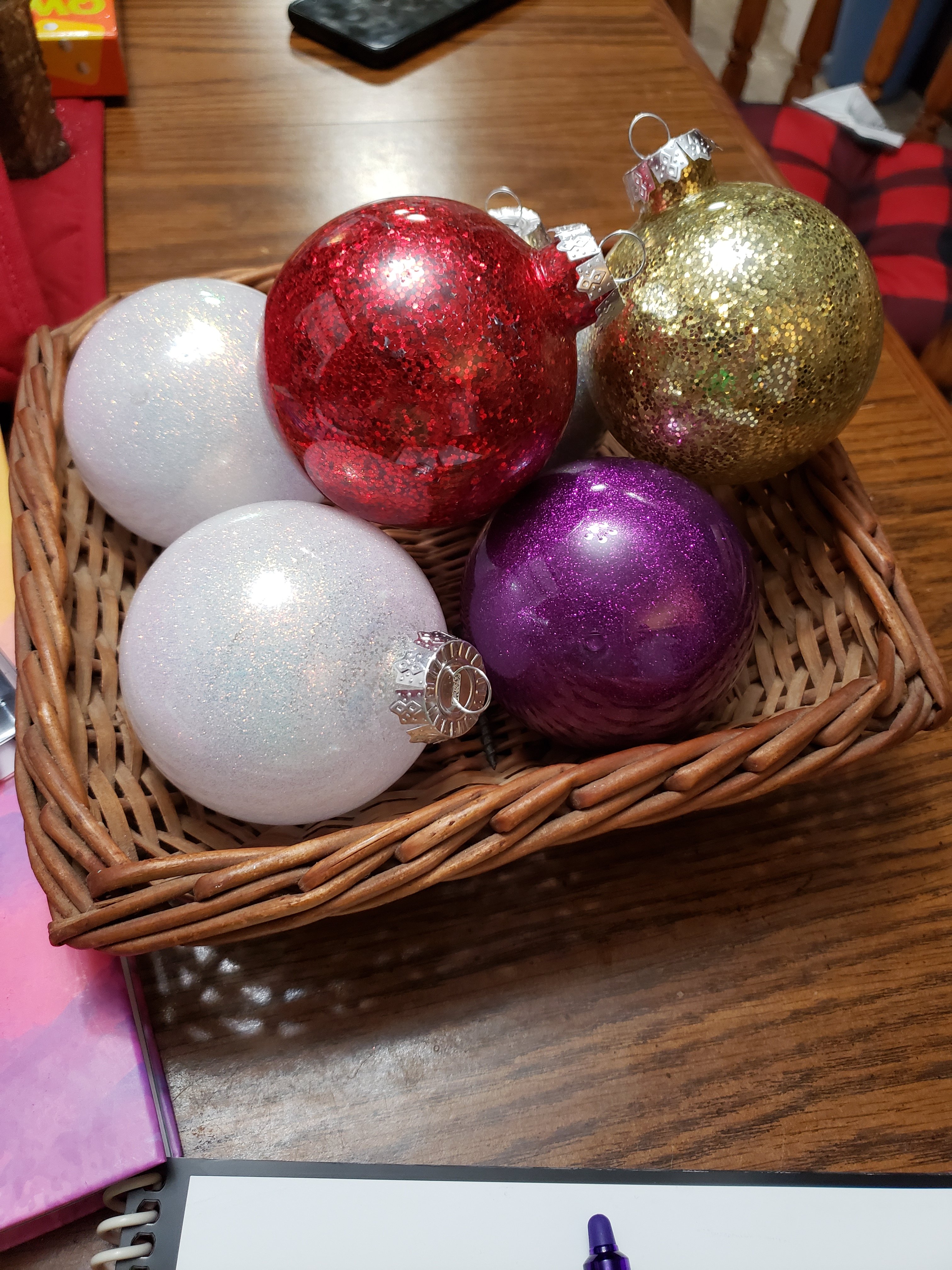 Make Glitter Ornaments