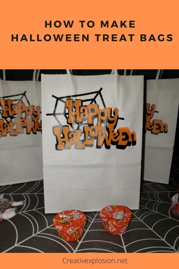 How to make Halloween Treat Bags - Creativexplosion